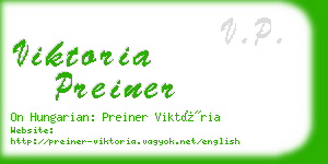 viktoria preiner business card